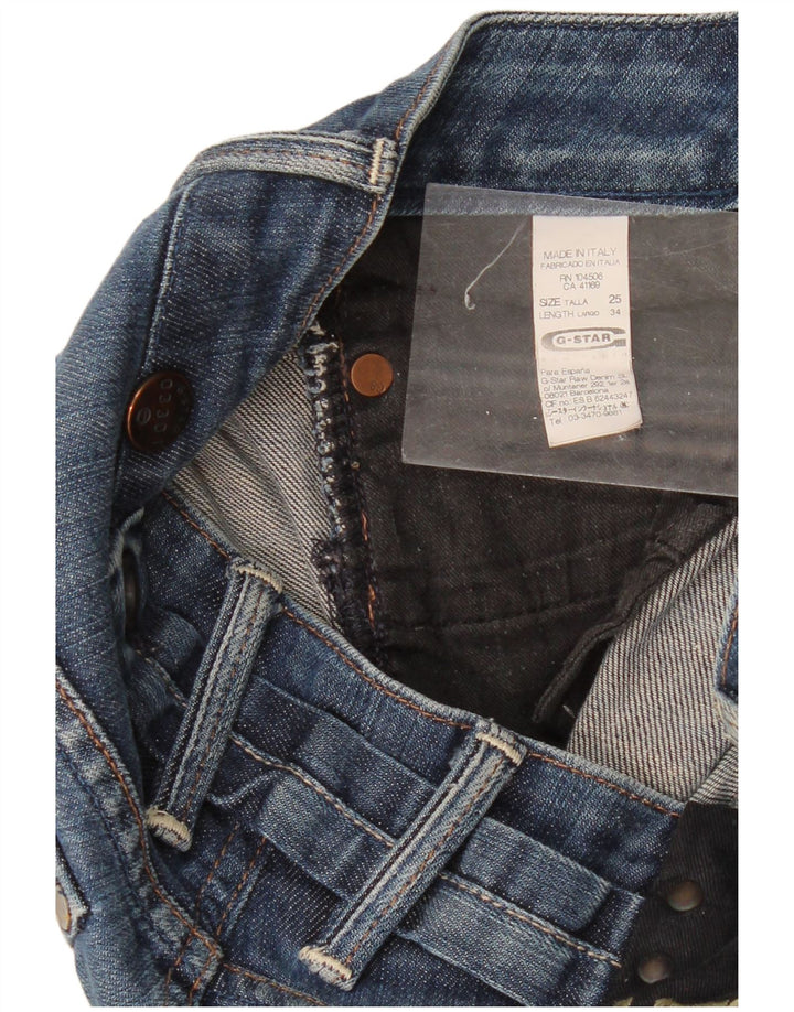 G-Star Jean skinny taille basse femme W25 L34 bleu coton