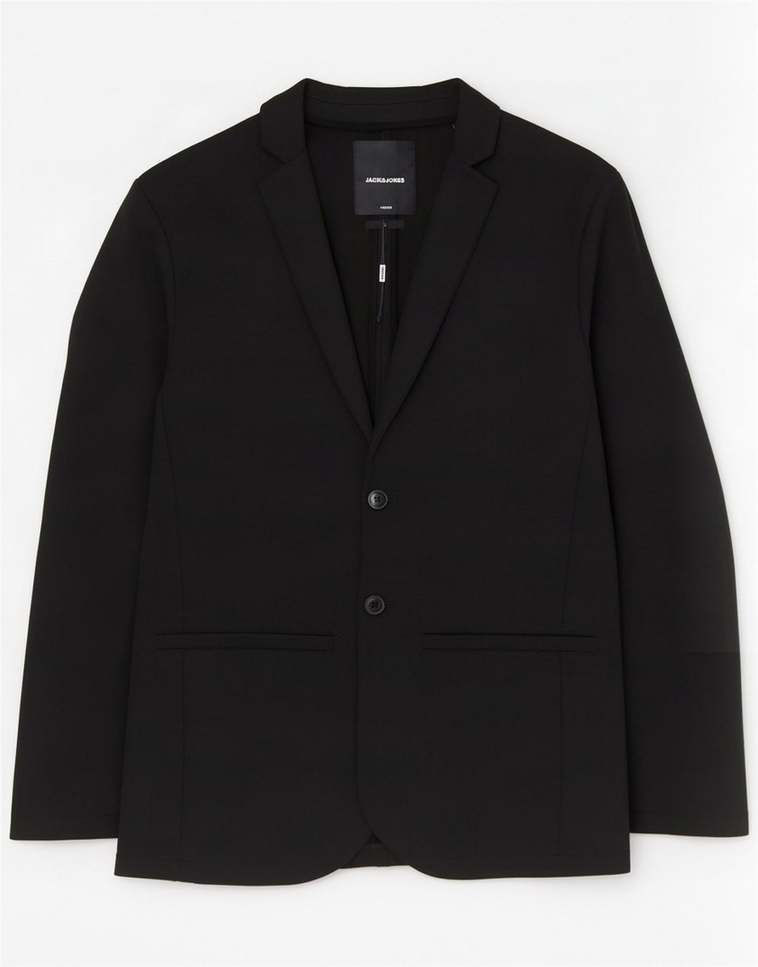 Jack & Jones Veste blazer à 2 boutons pour homme UK 36 Petit Noir Polyester