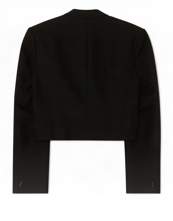 Fenn Wright Manson Veste boléro ouverte pour femme UK 10 Petit coton noir