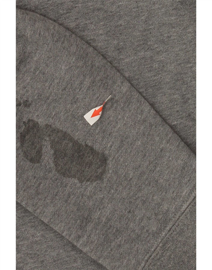 Nike Sweat-shirt graphique pour homme en coton color block Gris Taille L