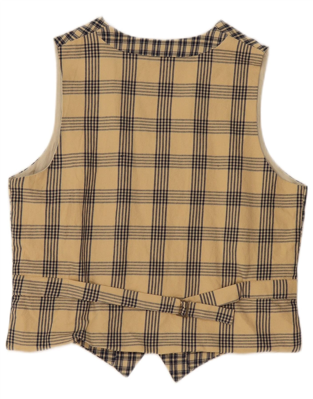 Ingro Rose Gilet Femme IT 44 Coton Beige Moyen à Carreaux