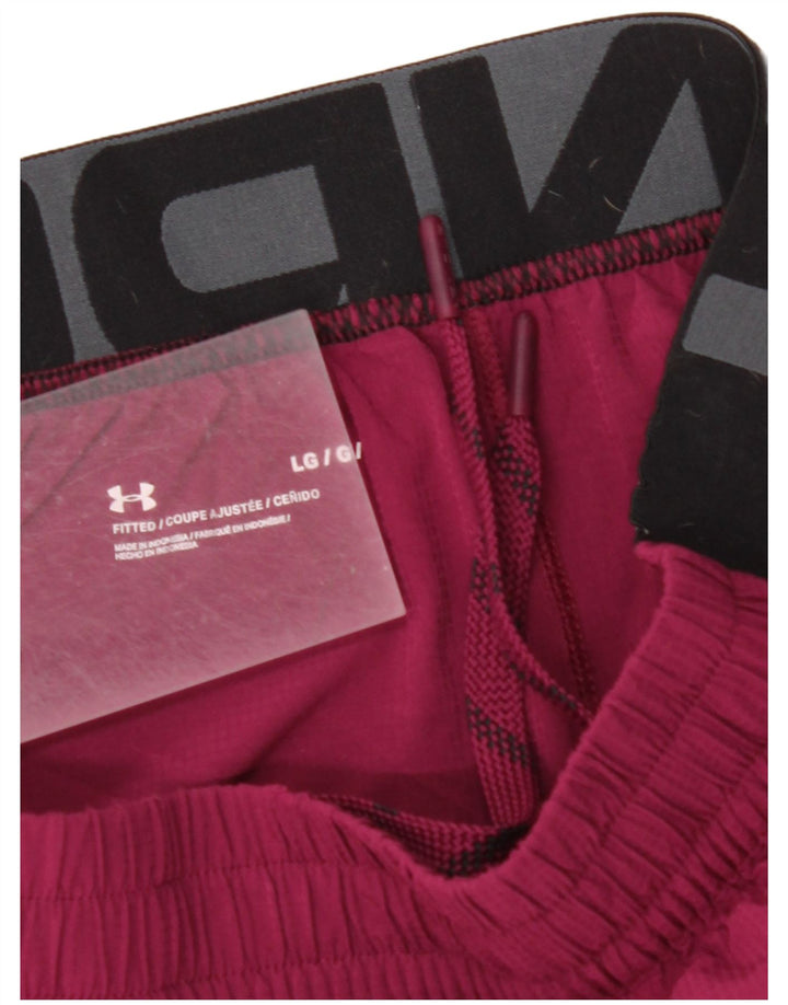 UNDER ARMOUR Short de Sport Graphique Homme Bordeaux Taille L