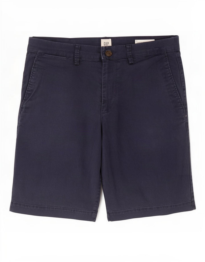 Gap Short Chino Khakis Homme Medium W30 Bleu Marine Coton