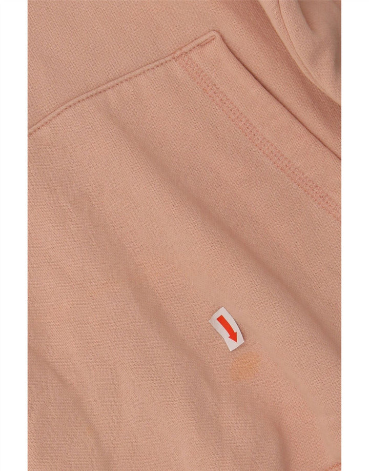 CHAMPION Pull à capuche graphique pour femme UK 16 Grand coton rose