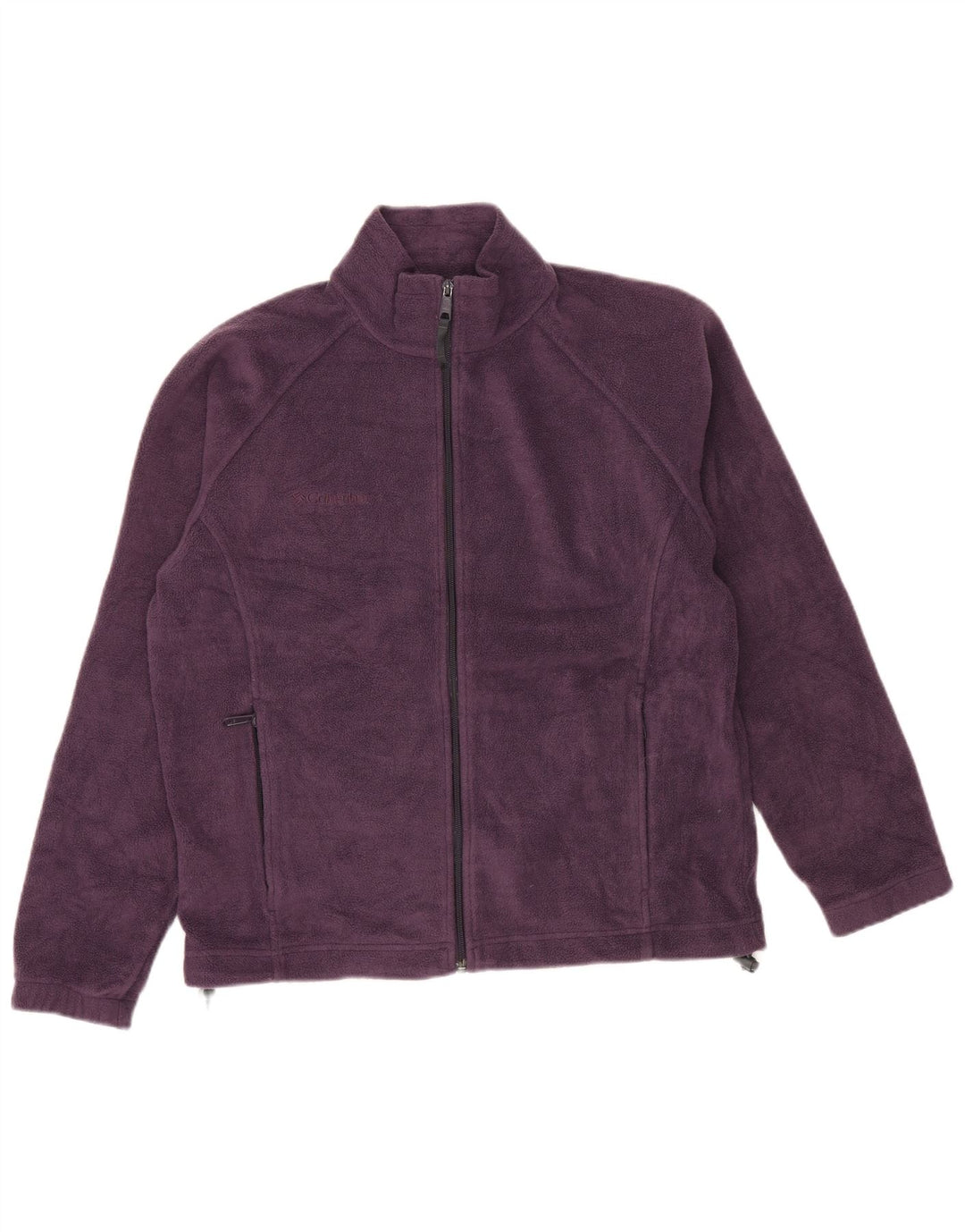 COLUMBIA Veste polaire surdimensionnée pour femme UK 16 Large Violet Polyester