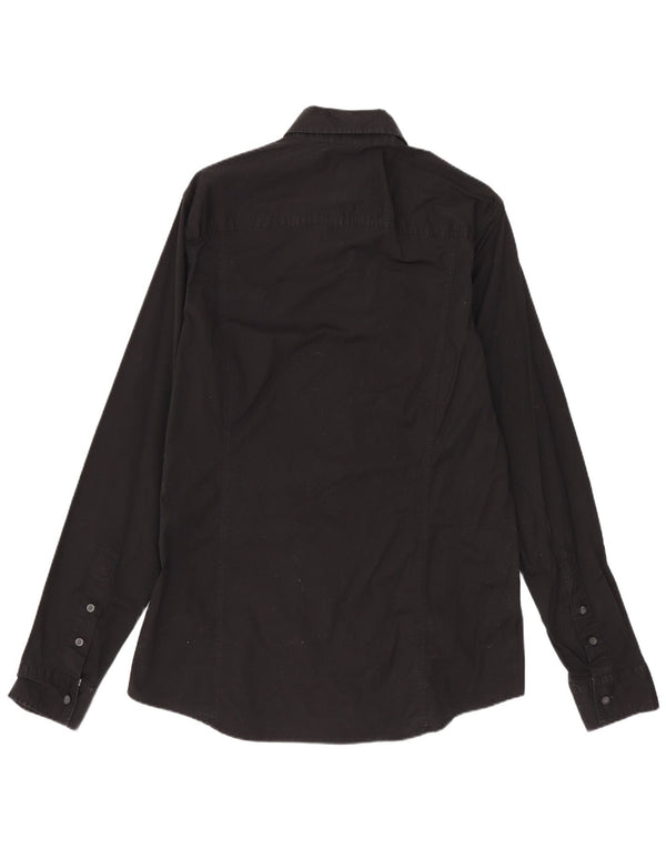 Calvin Klein Jeans Chemise Homme Coton Noir Moyen