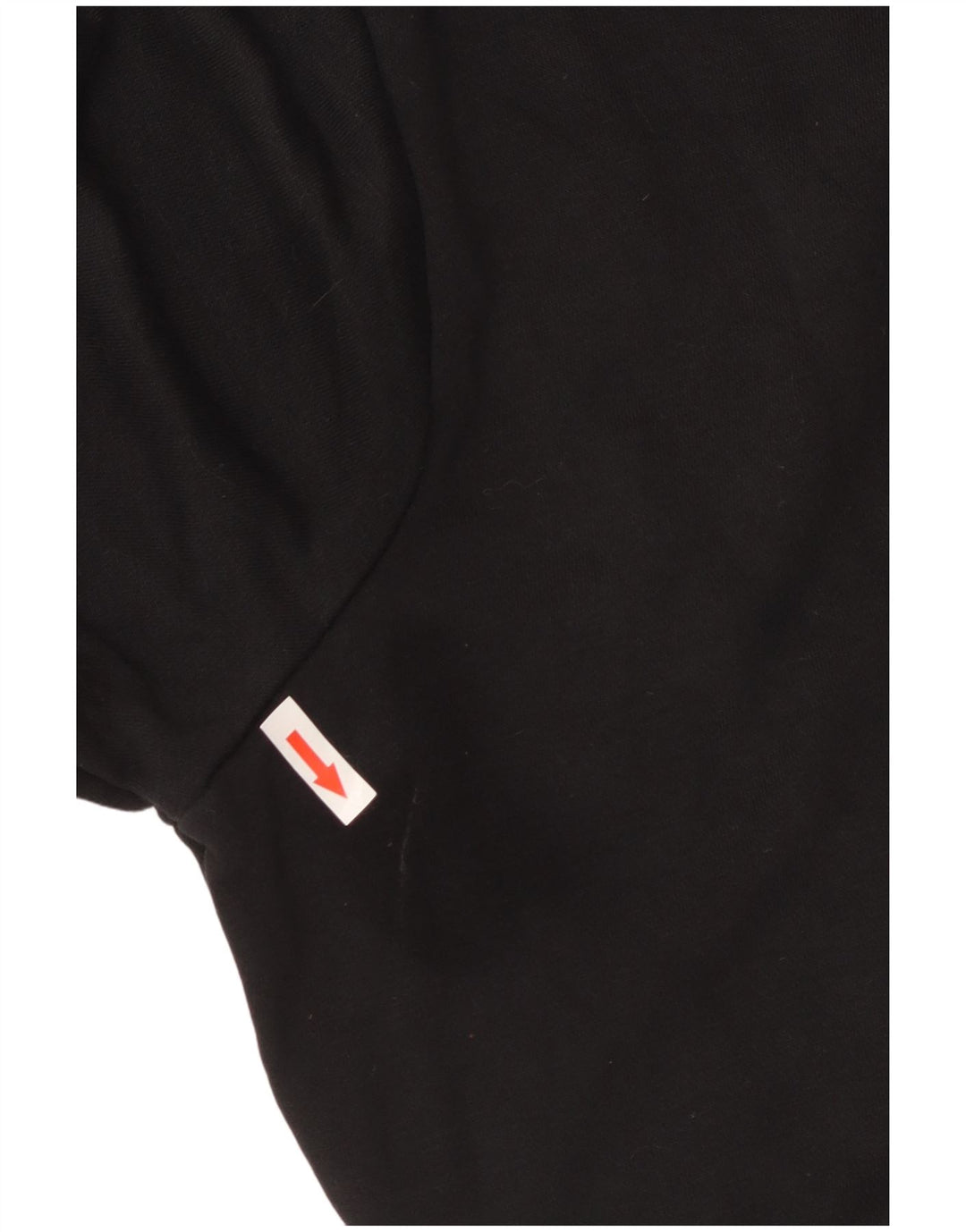 NIKE Sweat-shirt court surdimensionné pour femme UK 14 Noir moyen