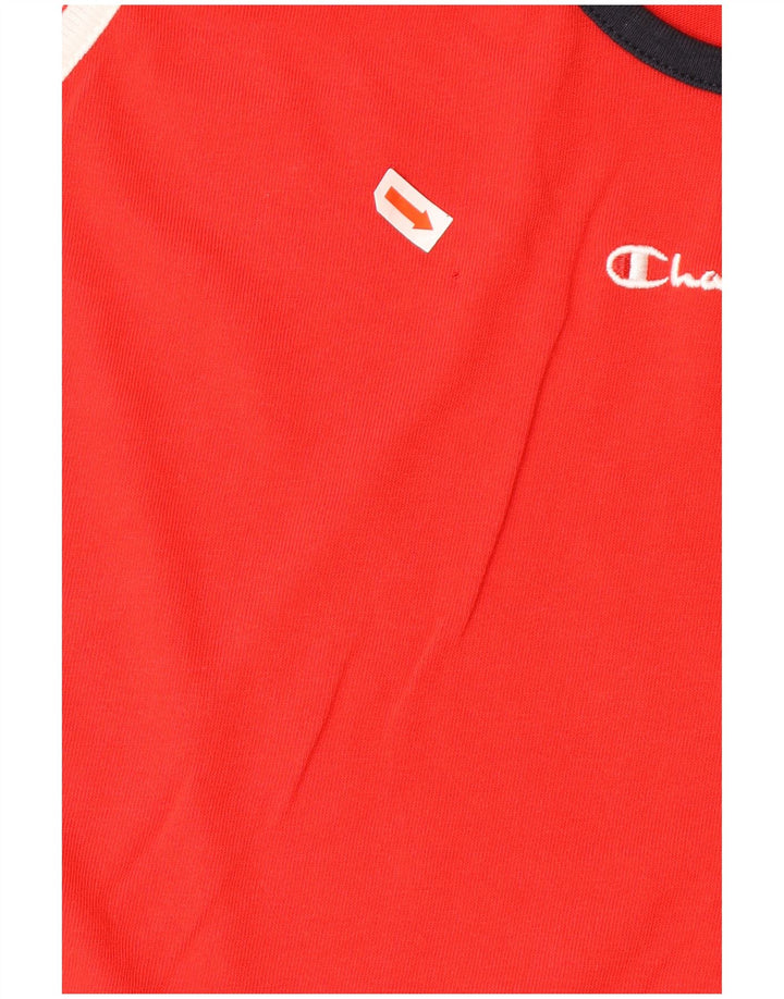 CHAMPION Débardeur Graphique Homme XL Rouge Colorblock Coton