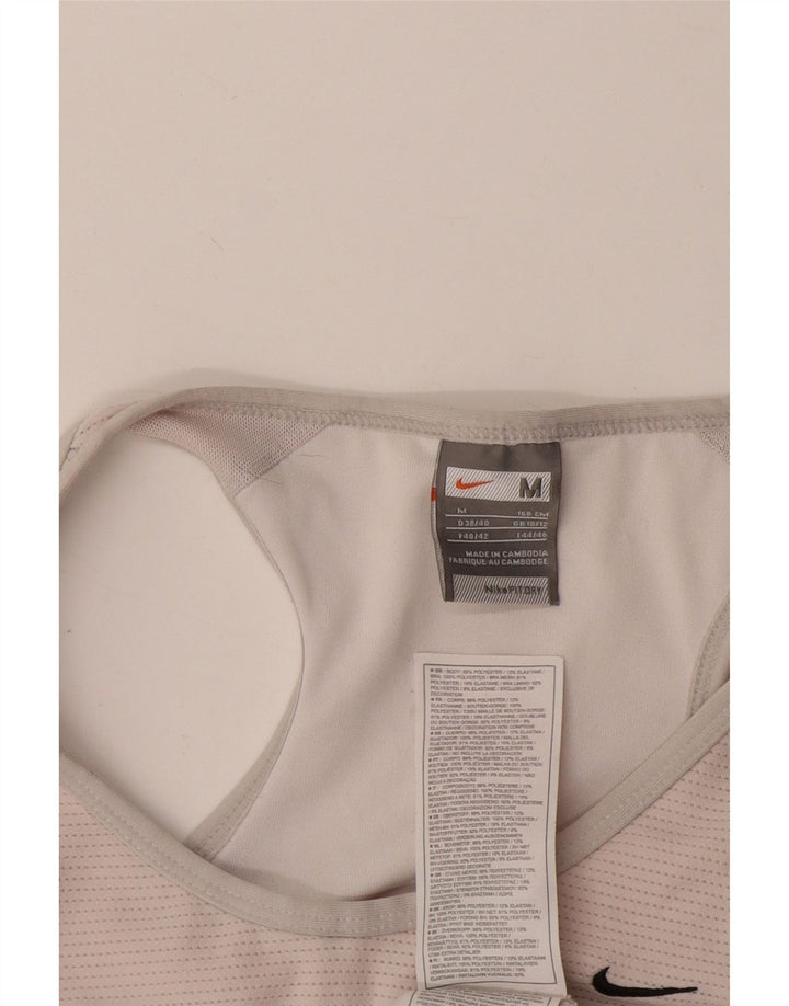 Nike Femme Débardeur UK 10/12 Gris Moyen Polyester