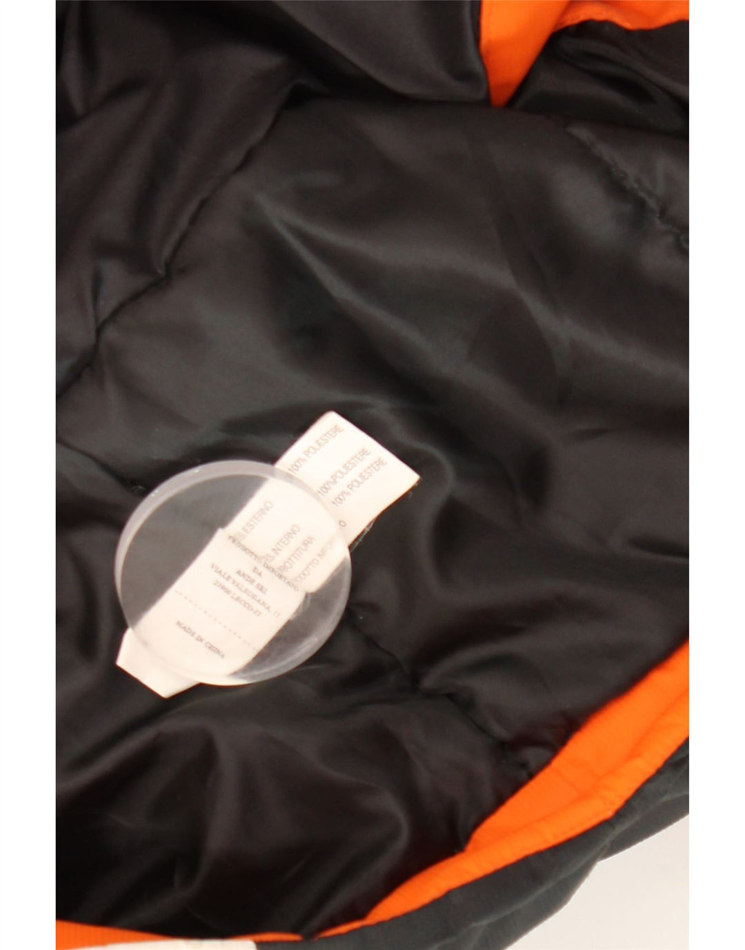 MC Kee's Veste coupe-vent à capuche pour garçon 11-12 ans Orange Colourblock