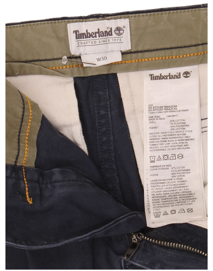 Timberland Short Cargo W30 Homme Bleu Marine Moyen Coton