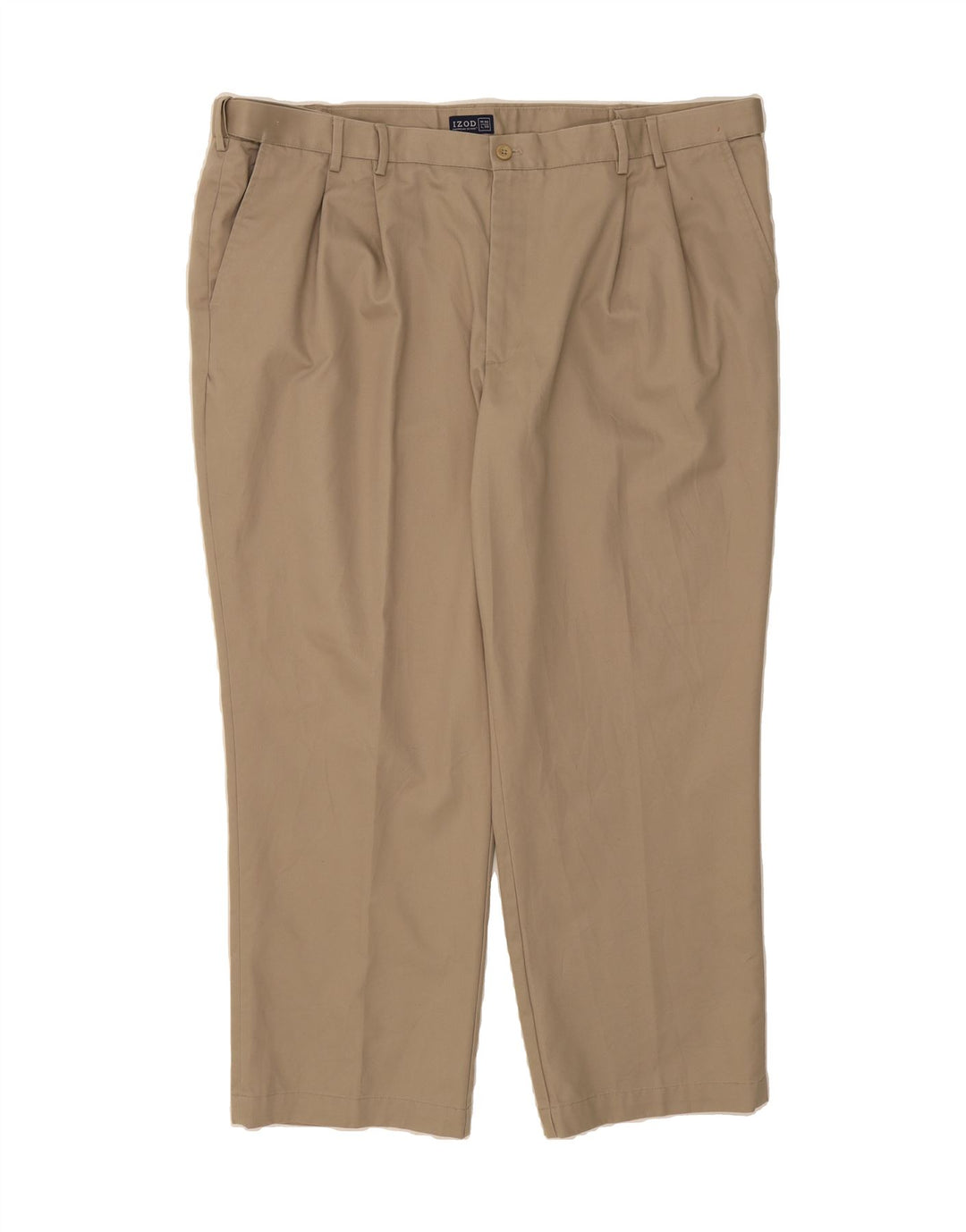 IZOD Mens Pegged Chino Trousers W46 L30 Beige Cotton Vintage Izod and Second-Hand Izod from Messina Hembry 