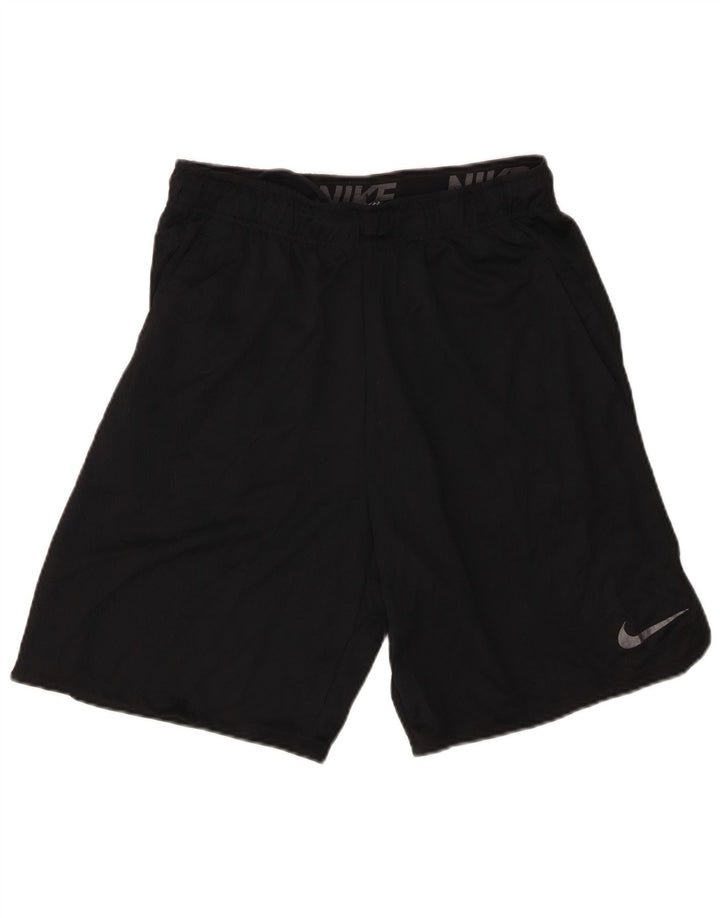 Nike Short de sport Dri Fit pour homme en polyester noir moyen