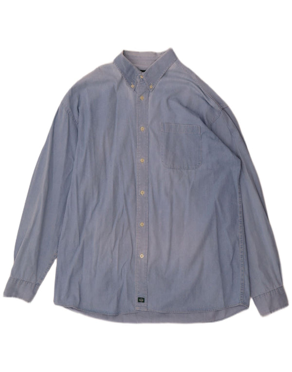 Dockers Chemise Homme XL Bleu Coton
