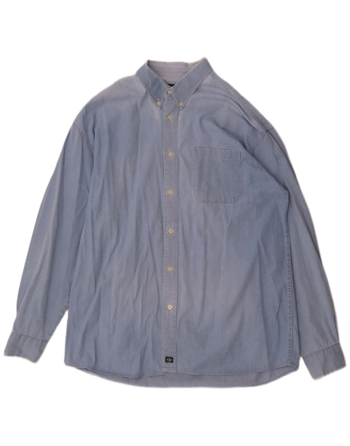 Dockers Chemise Homme XL Bleu Coton