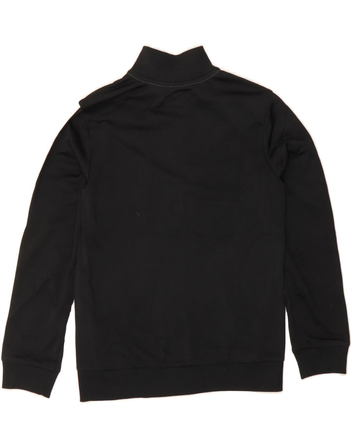 ADIDAS Boys Tracksuit Top Jacket 9-10 Years Black Colourblock Polyester Vintage Adidas and Second-Hand Adidas from Messina Hembry 