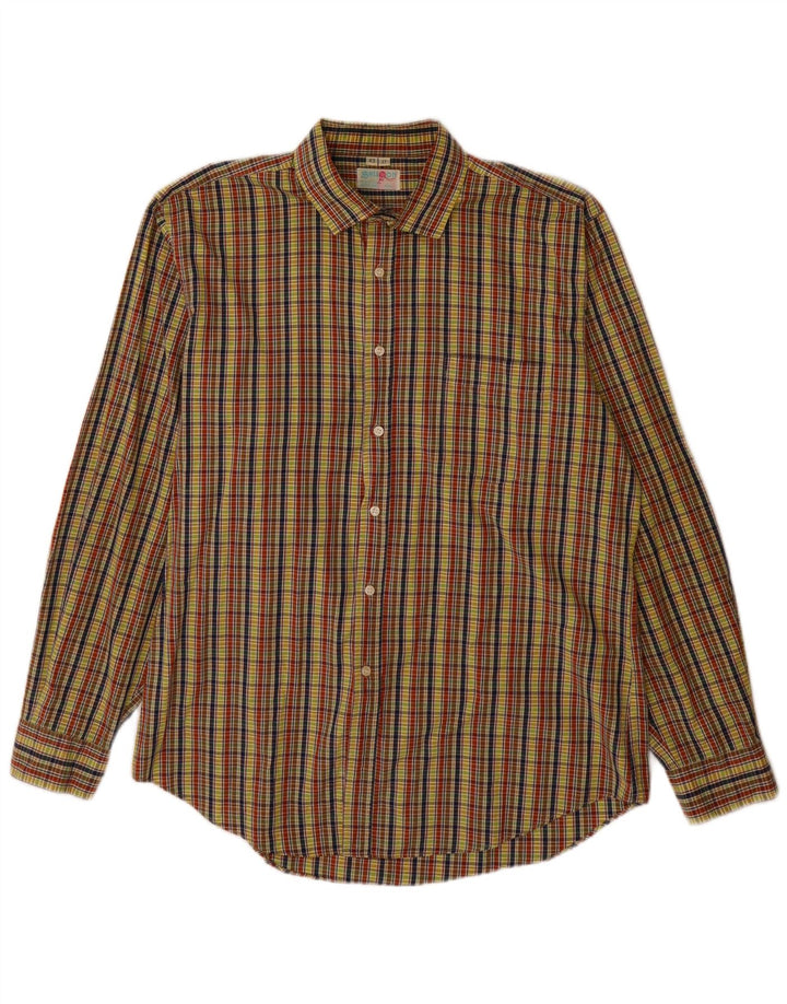 Chemise homme ballon taille 43 17 XL coton à carreaux multicolore