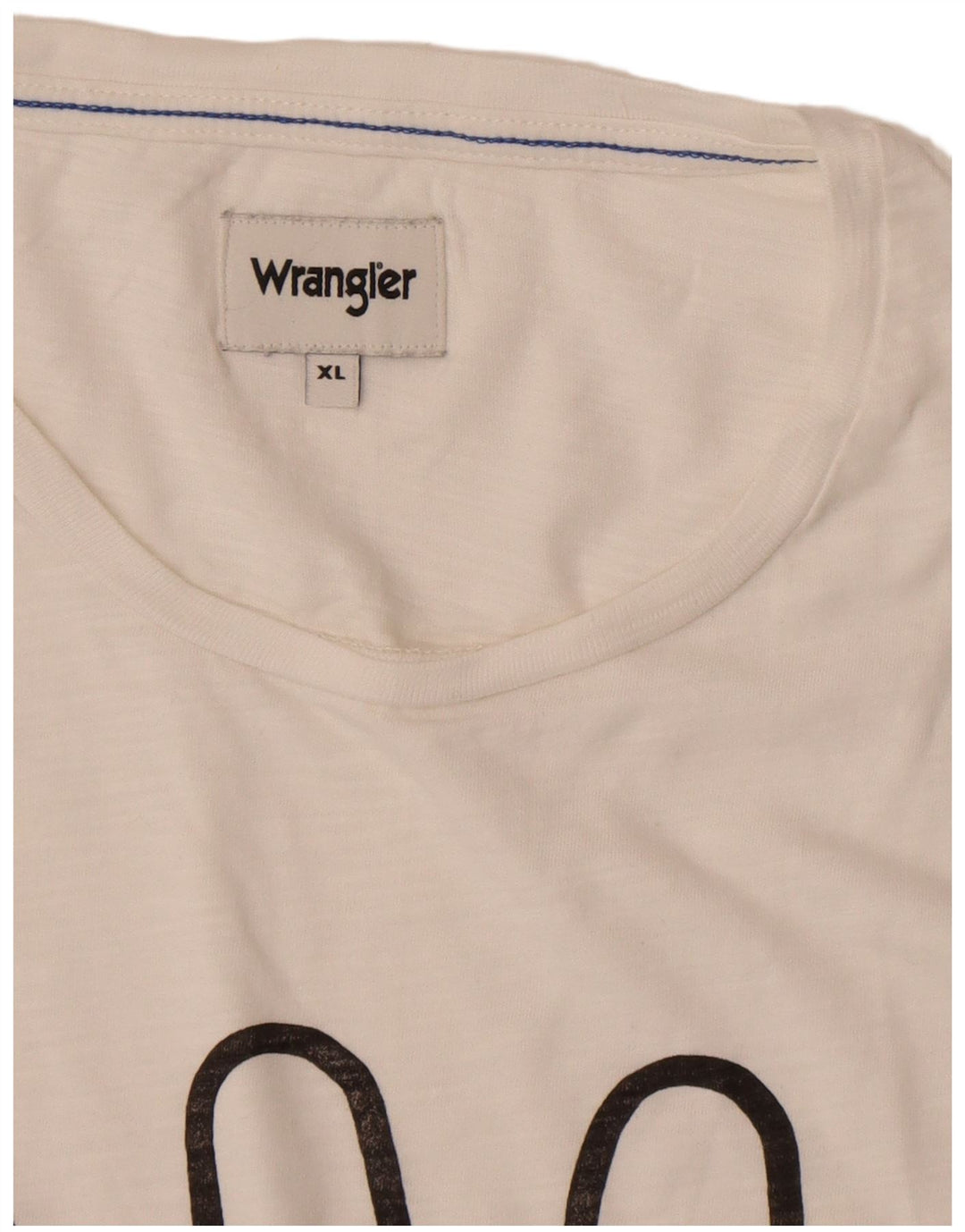 WRANGLER T-Shirt Graphique Homme XL Blanc