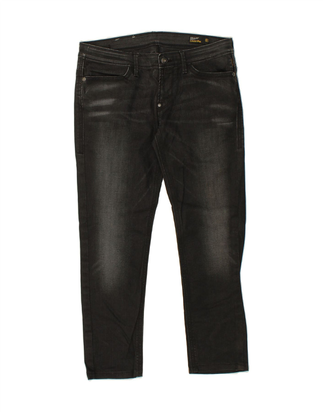 MELTIN' POT Womens Slim Jeans W36 L27 Black Cotton Vintage Meltin' Pot and Second-Hand Meltin' Pot from Messina Hembry 