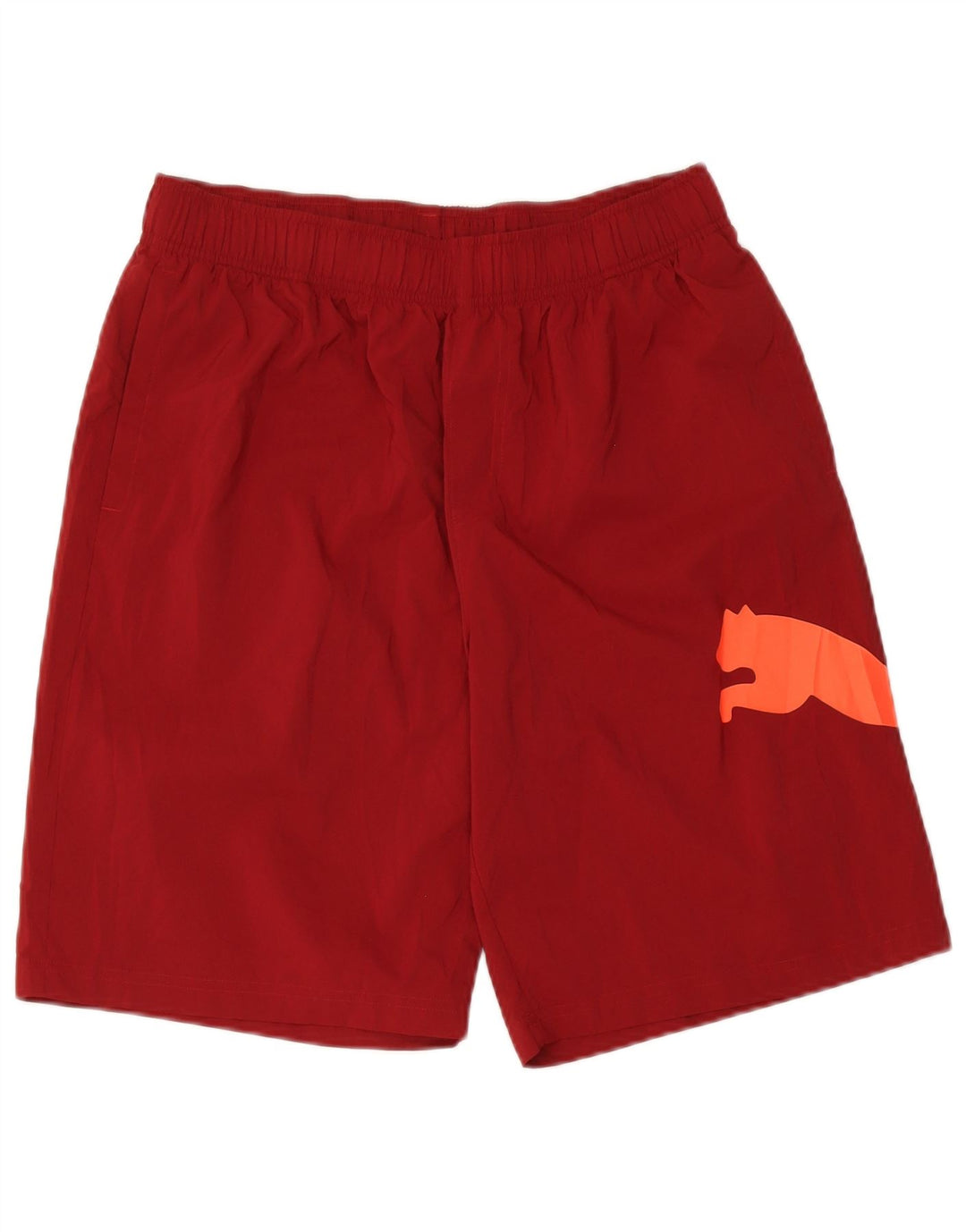 Puma Short de sport graphique pour hommes, grand, bordeaux, polyester
