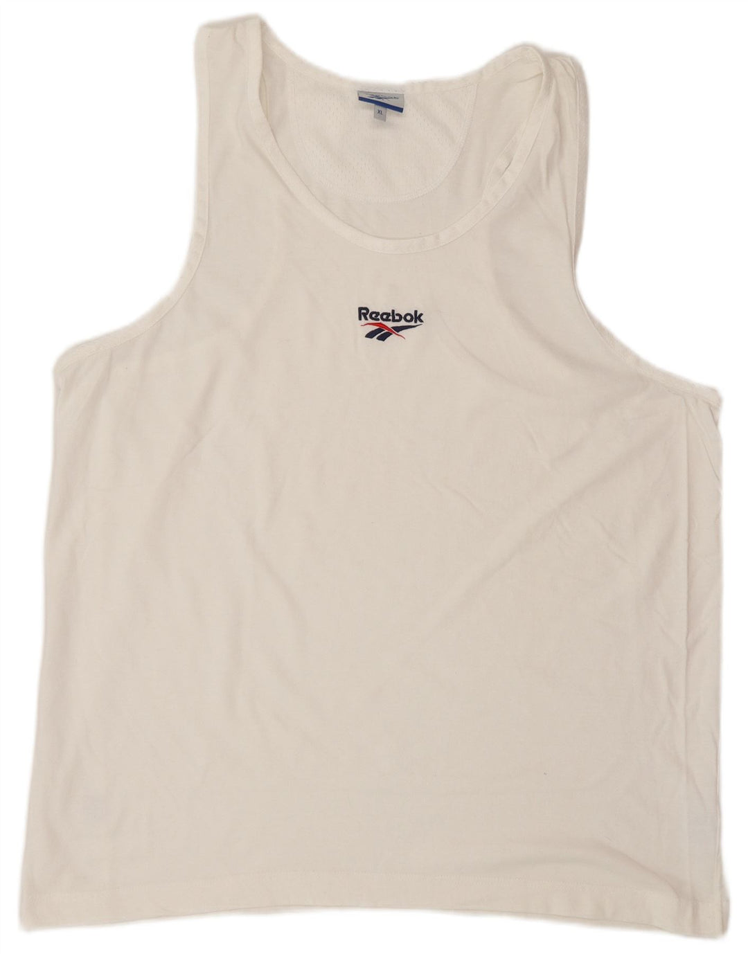 REEBOK Débardeur Homme XL Blanc Coton