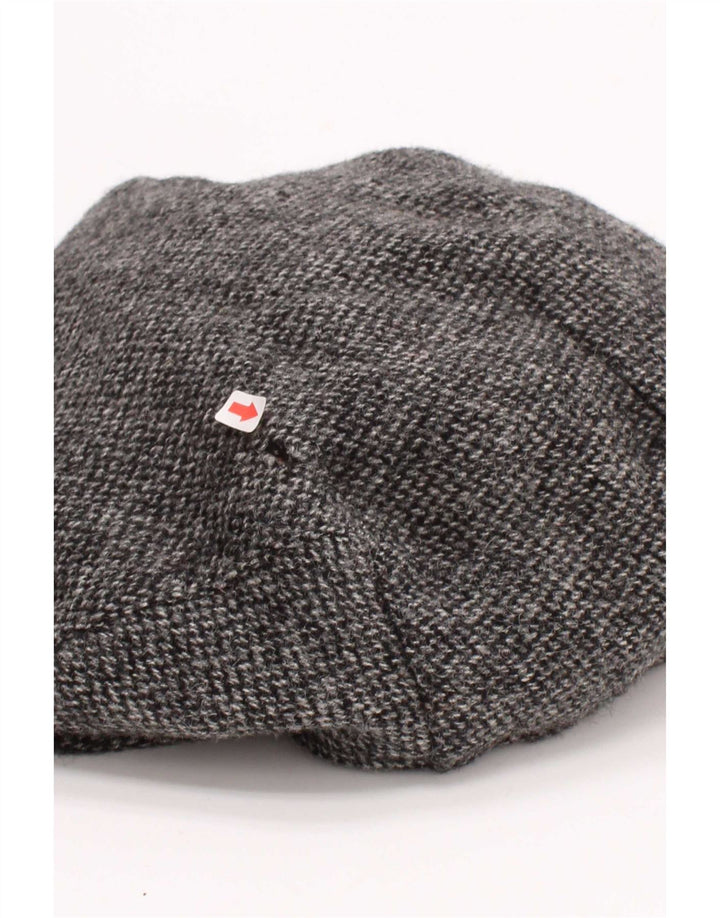 Marks & Spencer Casquette plate pour homme en laine à chevrons gris classique
