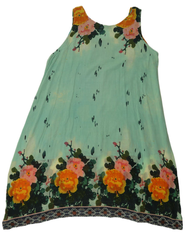 Positano by Jean Paul Robe tunique sans manches pour femme UK 20 2XL Bleu Floral
