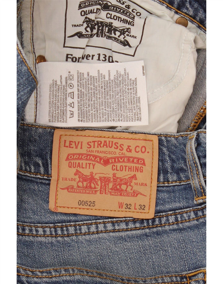 Levi's Jean 525 Bootcut Femme Bleu W32 L32 Coton