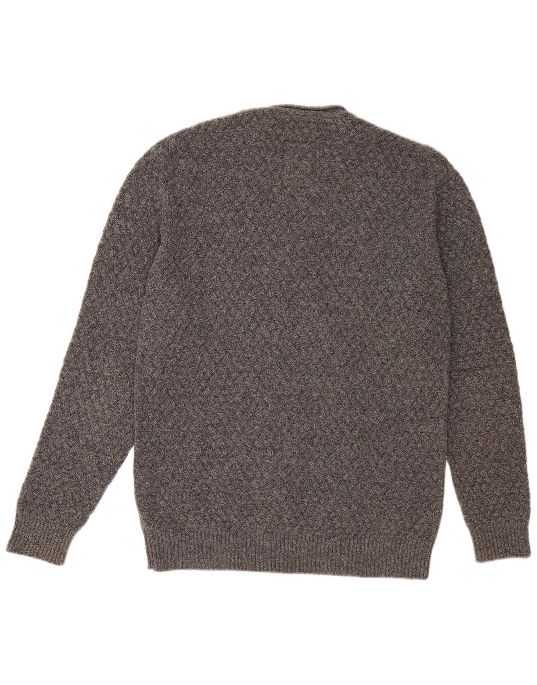 Barbour Pull à col rond pour homme Petite laine grise