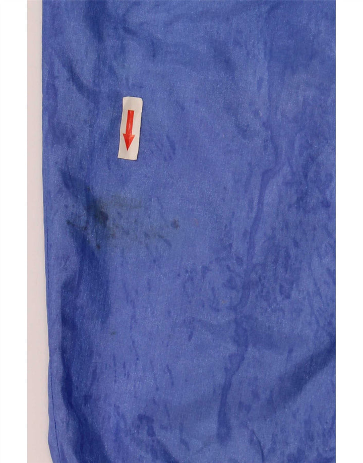 Flash Pantalon de Survêtement Homme Joggers Large Bleu Colorblock Nylon