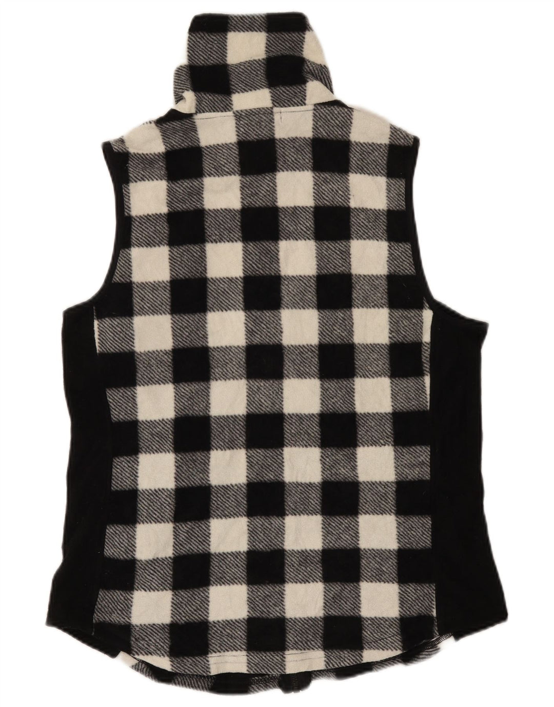 Chaps Gilet Polaire Femme UK 16 Grand Noir Vichy Polyester