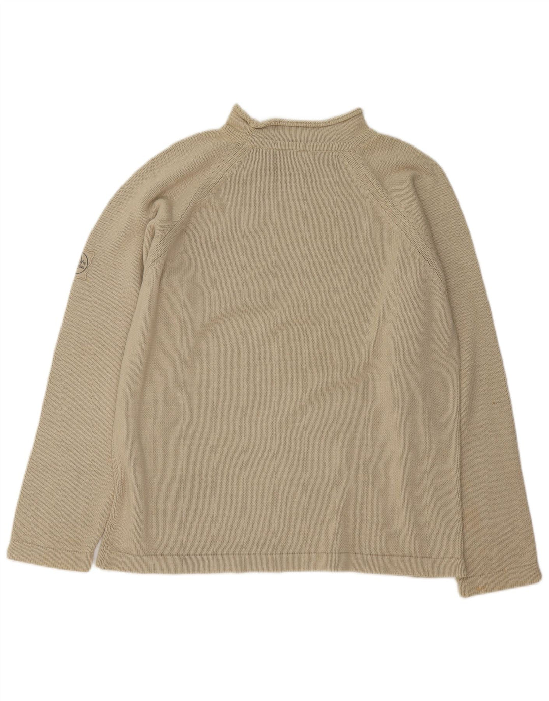 Murphy & Nye Pull à col roulé Sailmakers pour homme en coton beige moyen