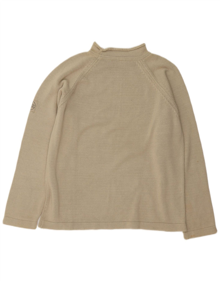 Murphy & Nye Pull à col roulé Sailmakers pour homme en coton beige moyen