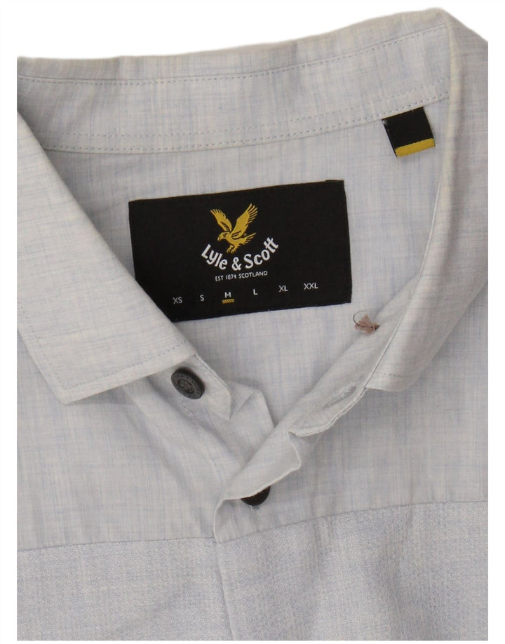 LYLE & SCOTT Chemise Homme Bleu Moyen Rayée
