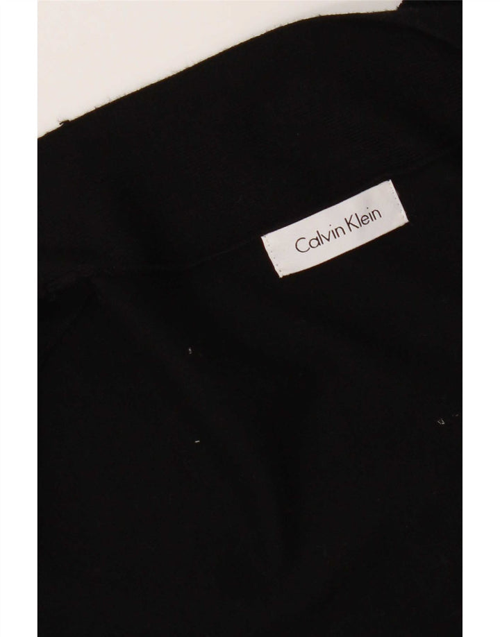 Calvin Klein Haut court à manches longues pour femme UK 12 Noir moyen