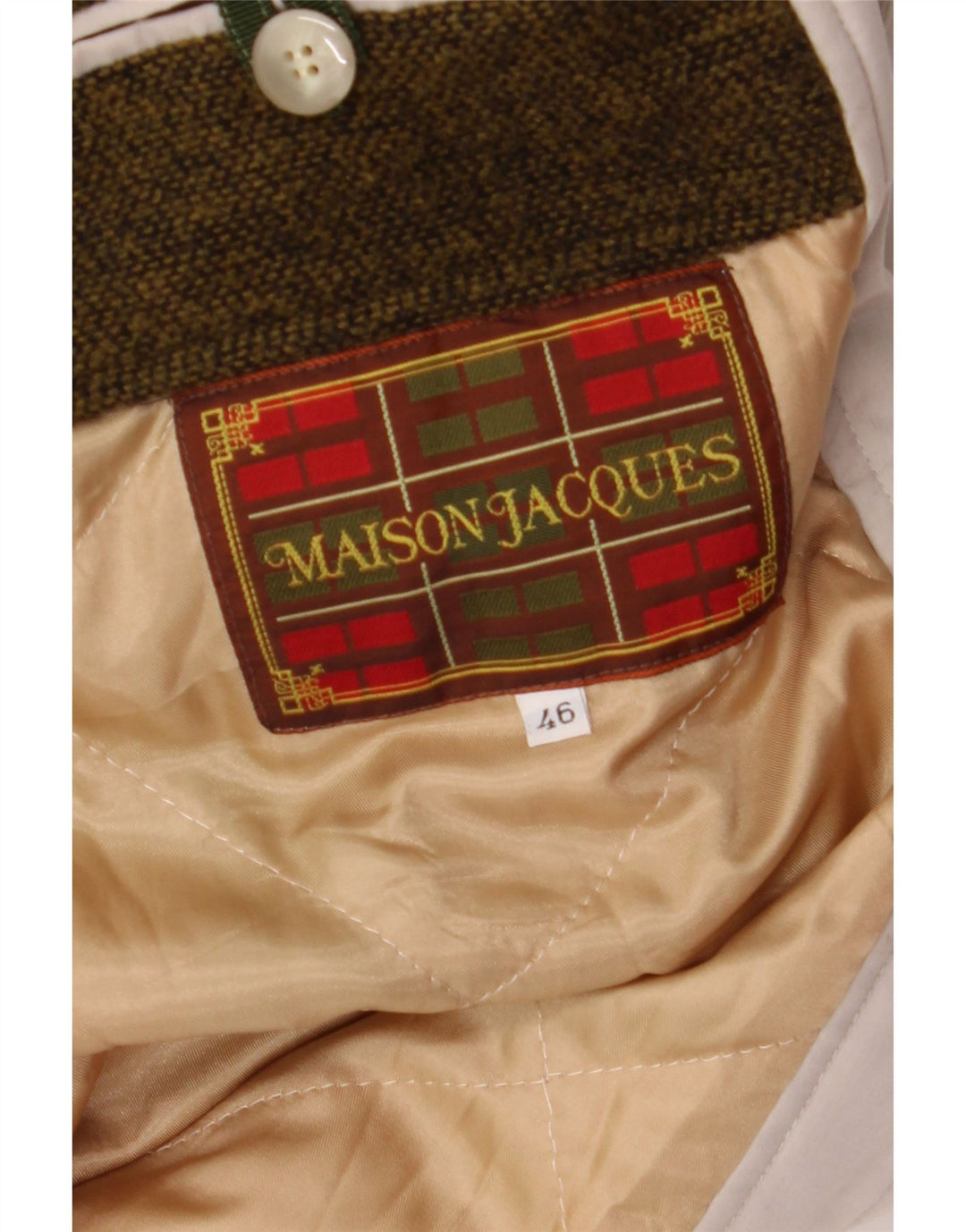 MAISON JACQUES Trench-Coat Coupe Ample Homme IT 46 Petit Gris