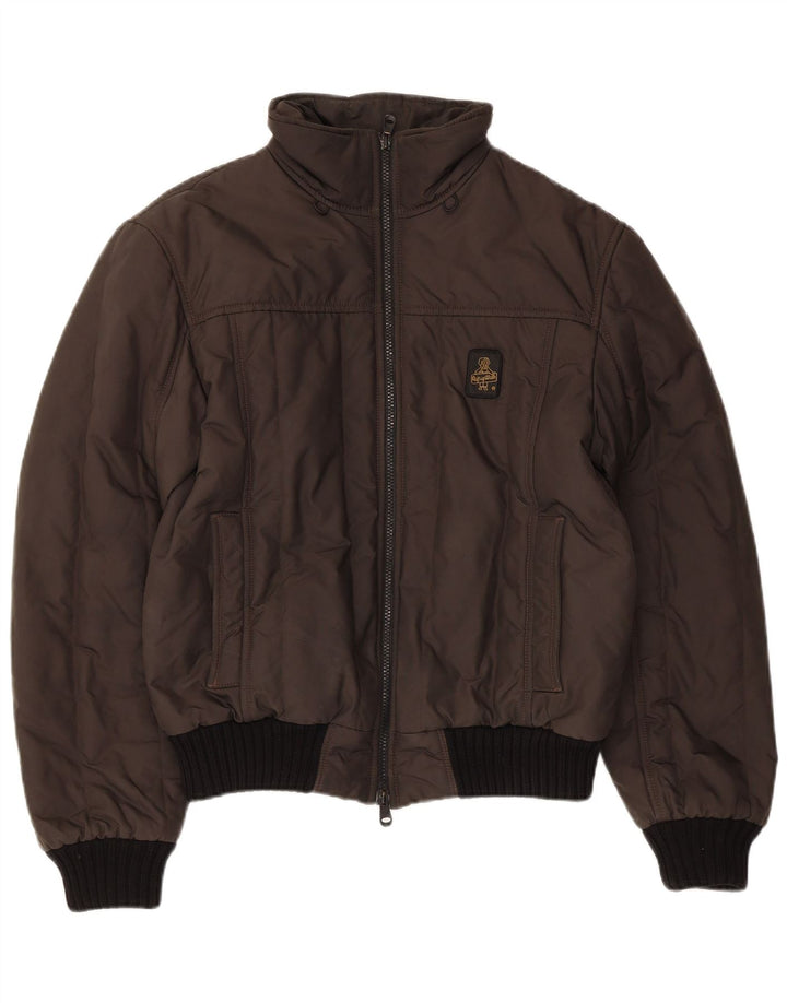 Refrigiwear Veste Bomber Liner Homme UK 40 Large Marron Nylon