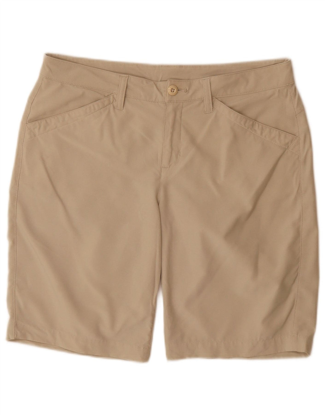 Eddie Bauer Short décontracté pour femme US 10 Large W32 Beige Polyester