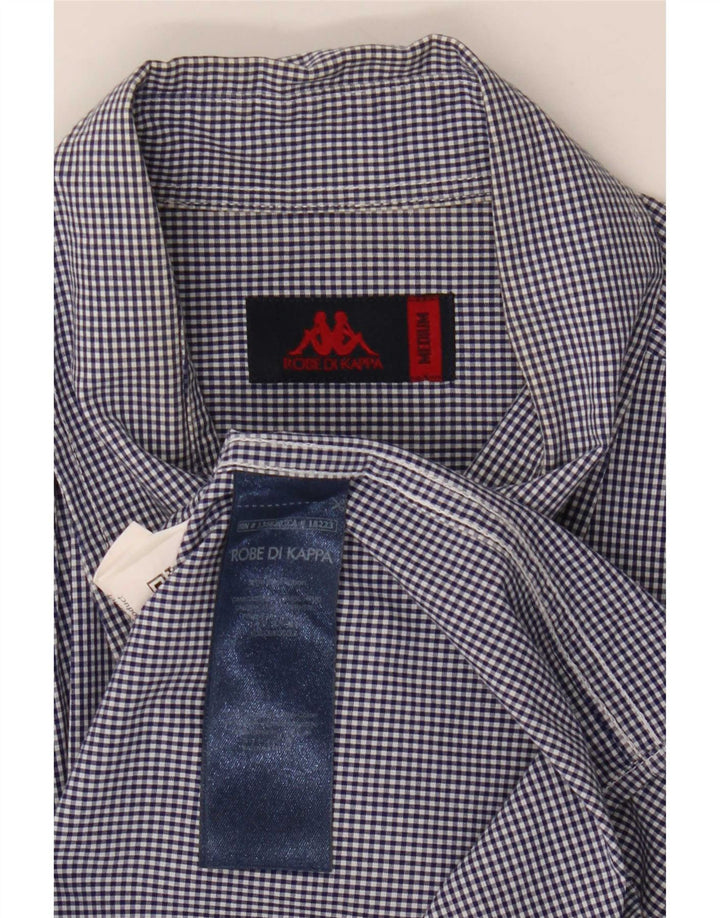 Kappa Chemise Homme Bleu Marine Moyen Vichy Coton