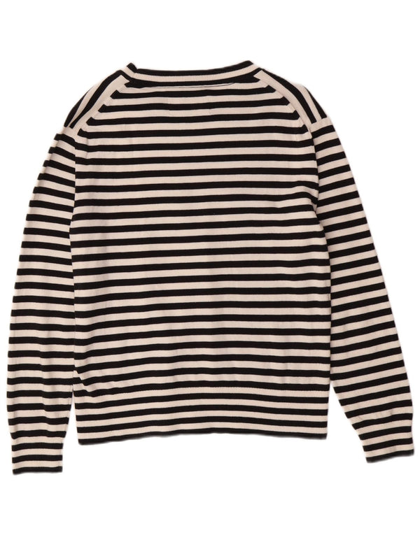 Calvin Klein Pull col bateau pour femme UK 10 Petit Noir Classique