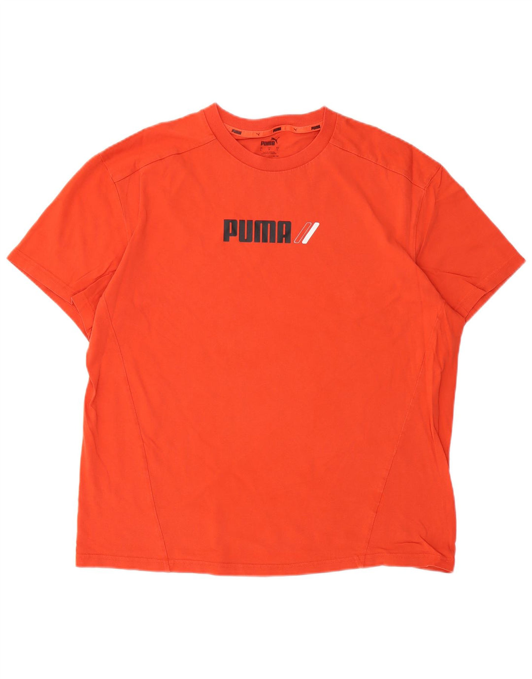 PUMA T-shirt graphique pour hommes, grand, orange