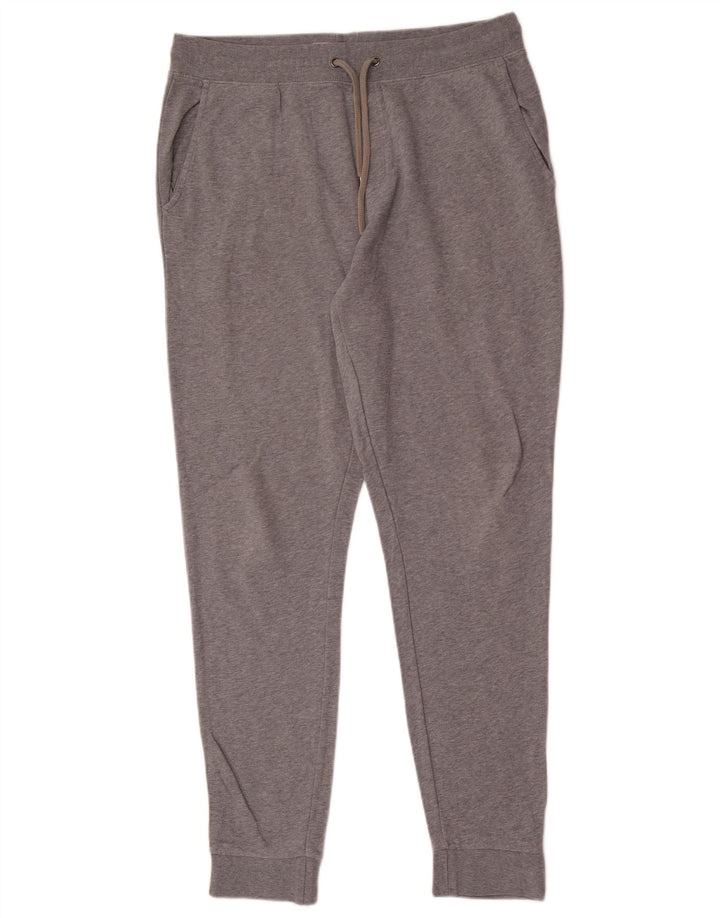 Marks & Spencer Pantalon de Survêtement Joggers Homme Gris Moyen Coton