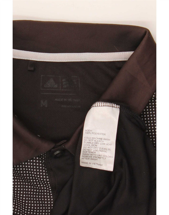Adidas Polo Homme Noir Moyen Polyester Colorblock