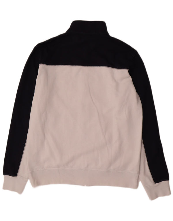 Champion Veste de survêtement graphique pour homme XL en coton color block blanc