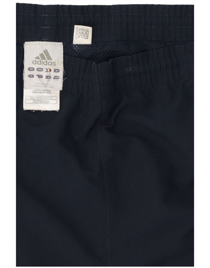 Adidas Short de sport Climacool pour homme en polyester color block Bleu marine Taille L