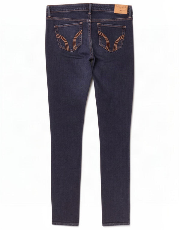 Hollister Jean skinny pour femme US 5 Small W27 L31 Bleu marine