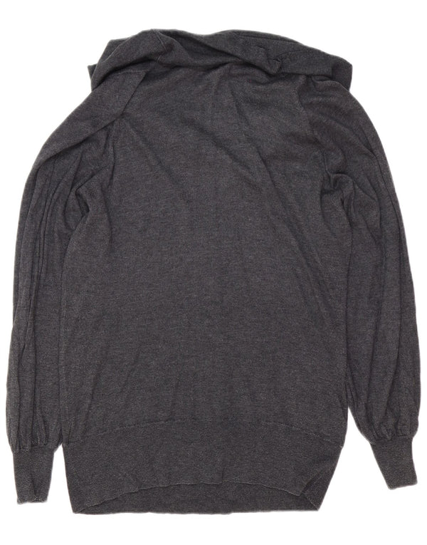 Marks & Spencer Pull col roulé pour femme UK 14 Large Gris Polyamide