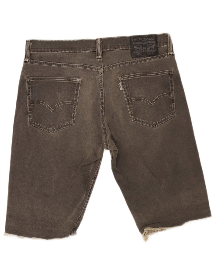 Levi's Short en Jean W34 Large Homme Gris Coton