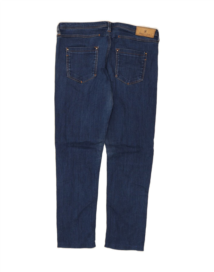 MASSIMO DUTTI Womens Slim Jeans W34 L26 Navy Blue Vintage Massimo Dutti and Second-Hand Massimo Dutti from Messina Hembry 