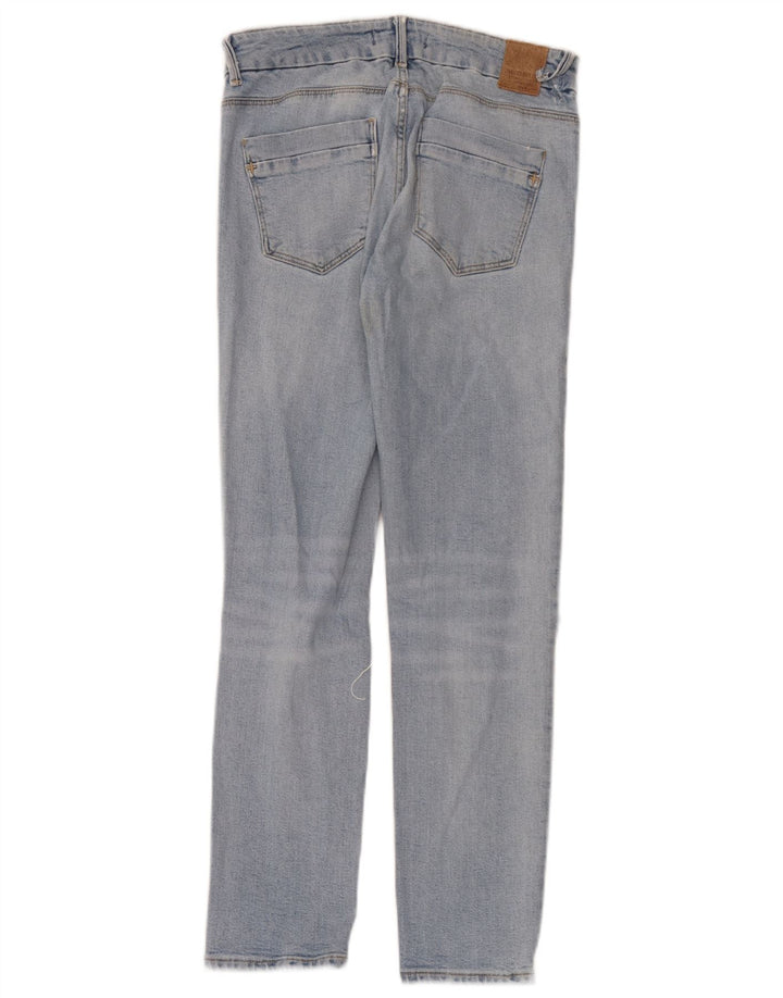 Zara Jean slim effet vieilli pour femme EU 38 Small W28 L28 Bleu